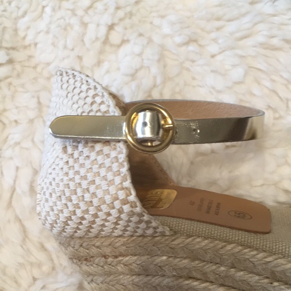 New!  Kanna Made in Spain Suede Espadrilles Sz 7 (37 6.5 European) - Picture 4 of 12